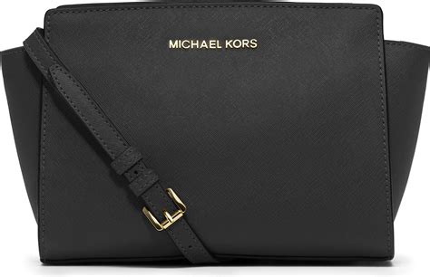 michael kors medium selma crossbody black|Michael Kors selma medium price.